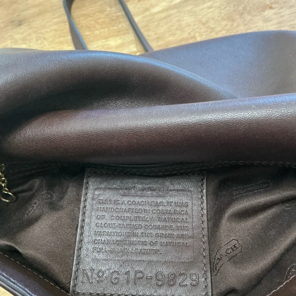 Vintage coach crossbody bag 9829 VERY CLEAN chestnut brown